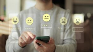 consumidor avalia atendimento ruim em pesquisa de satisfação