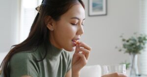 usuária do pbm toma medicação